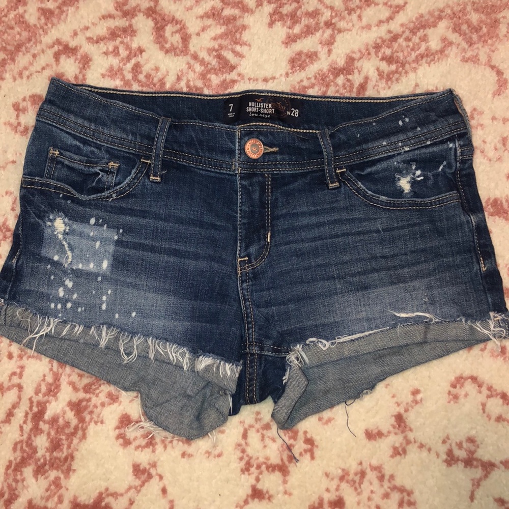 Hollister Jean Shorts Distressed